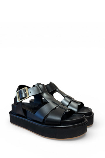Sandali PALOMITAS Dalia Cowhide Black