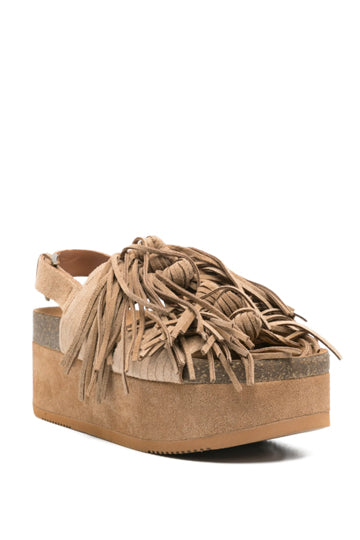 Sandali ASH fringed platform